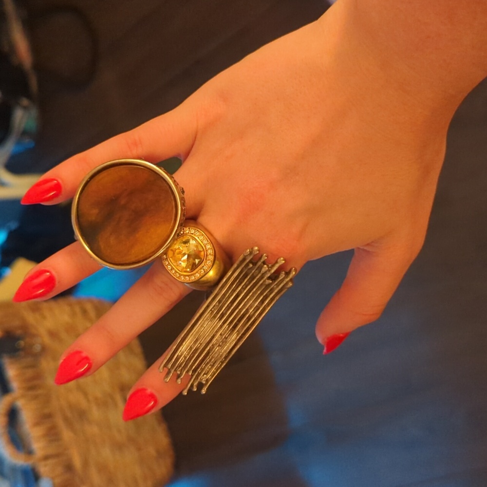 Size 9 chunky rings